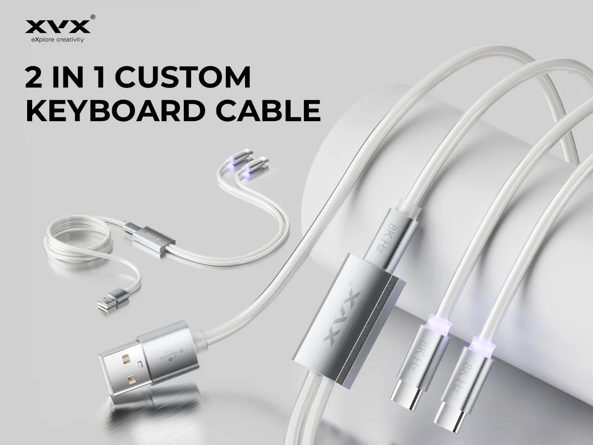 2in1 Custom Keyboard Cable メインビジュアル
