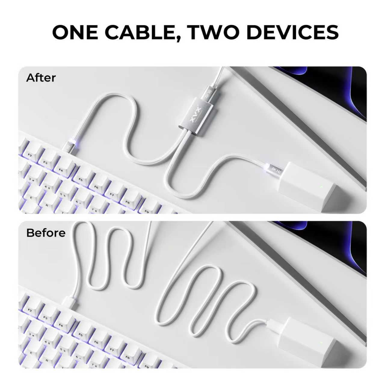 SALE】2in1 Custom Keyboard Cable – KBDLegacy