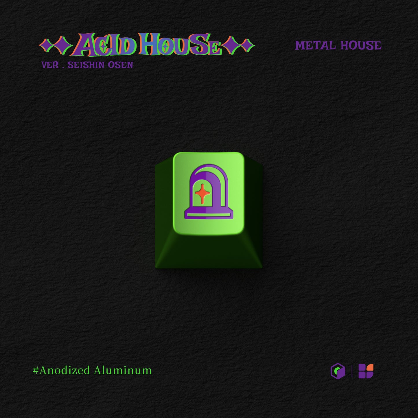 【GB】KBS Acid House  Double-Shot ABS Keycaps