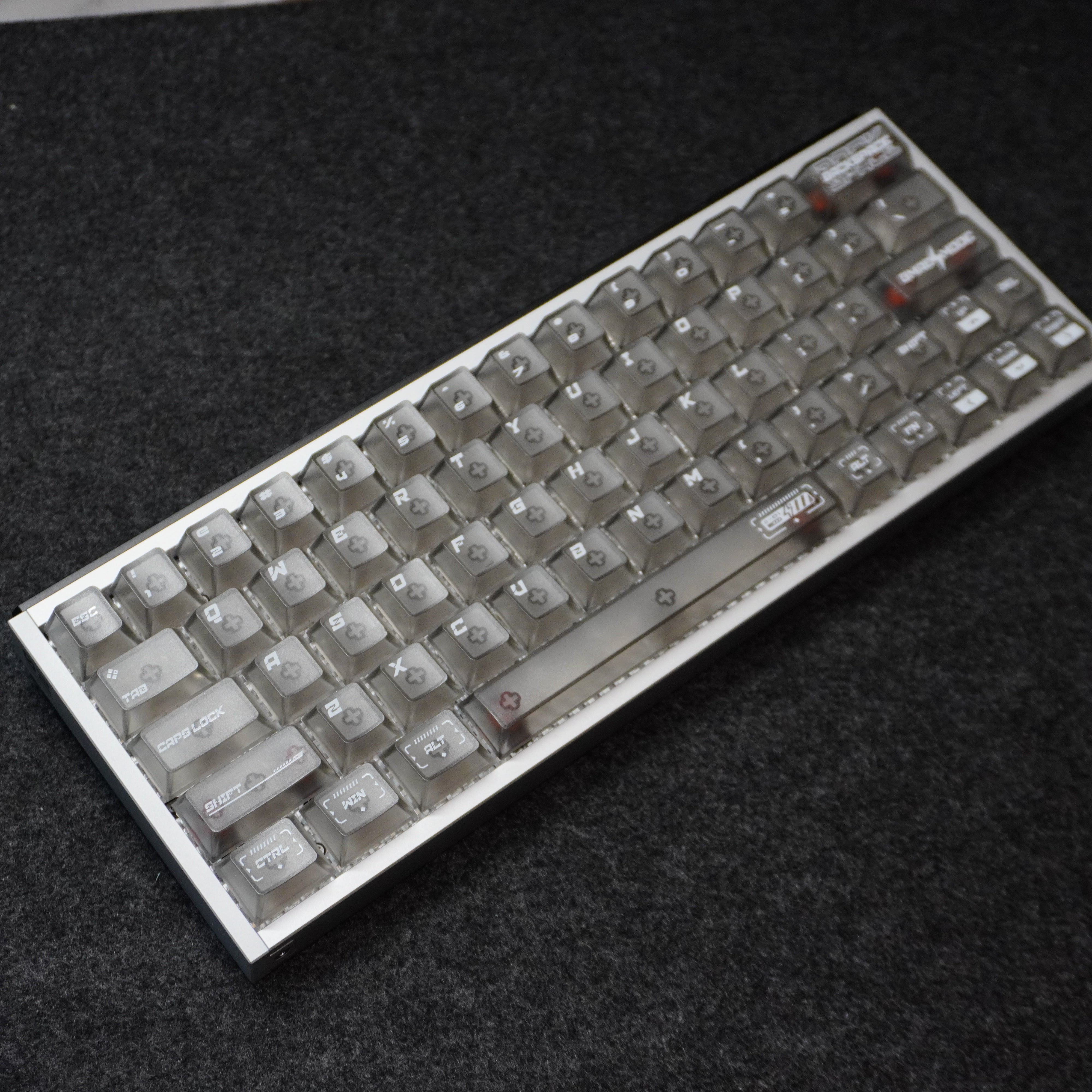 KBDLegacy Frost Custom Keyboard - Silver