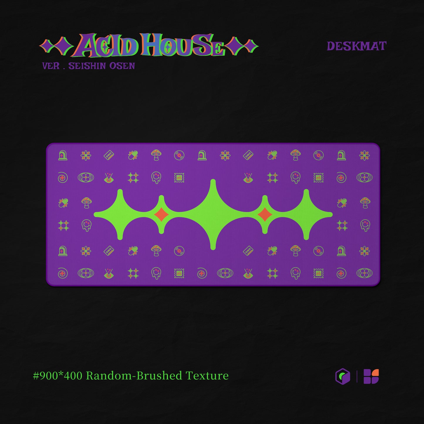 【GB】KBS Acid House  Double-Shot ABS Keycaps