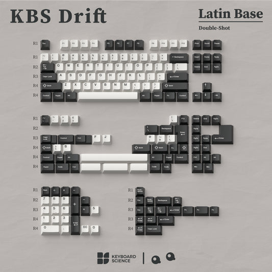 【GB】KBS Drift Double-Shot ABS Keycaps