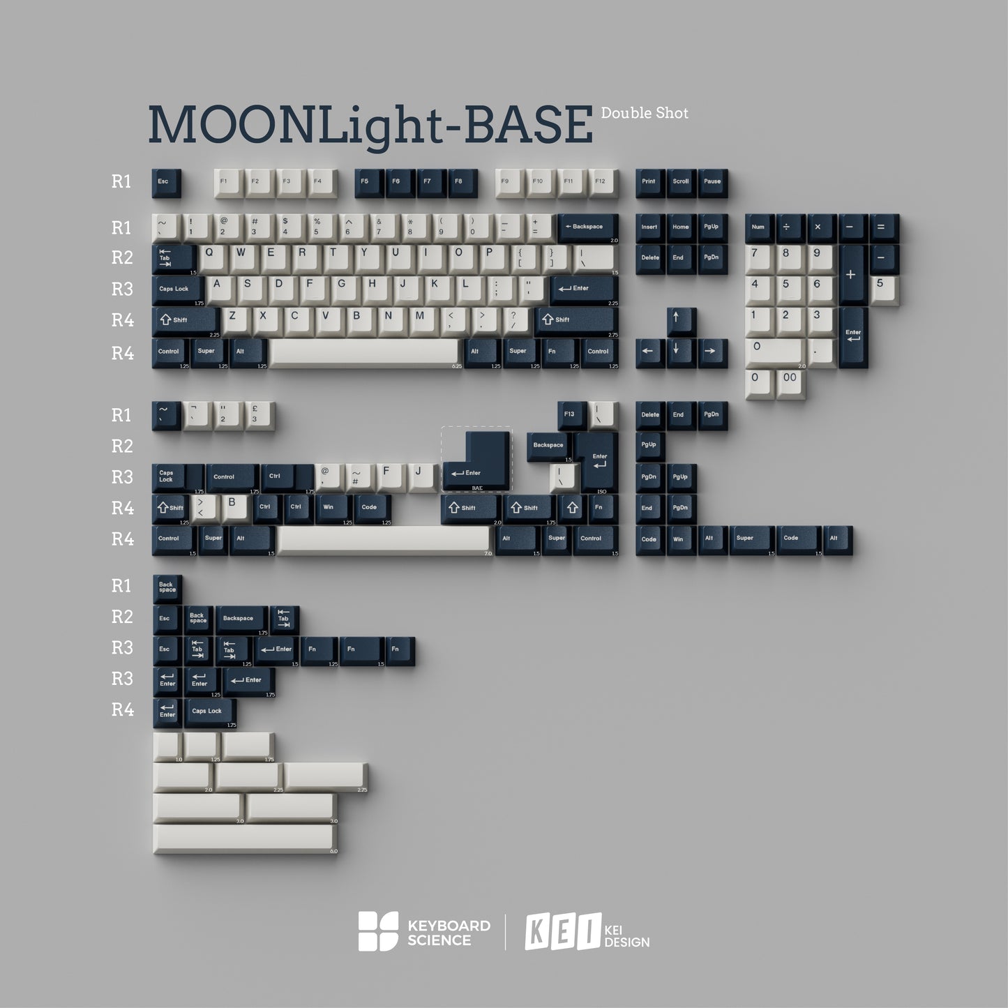 【初回予約販売】KBS MOONLight ABS Keycap