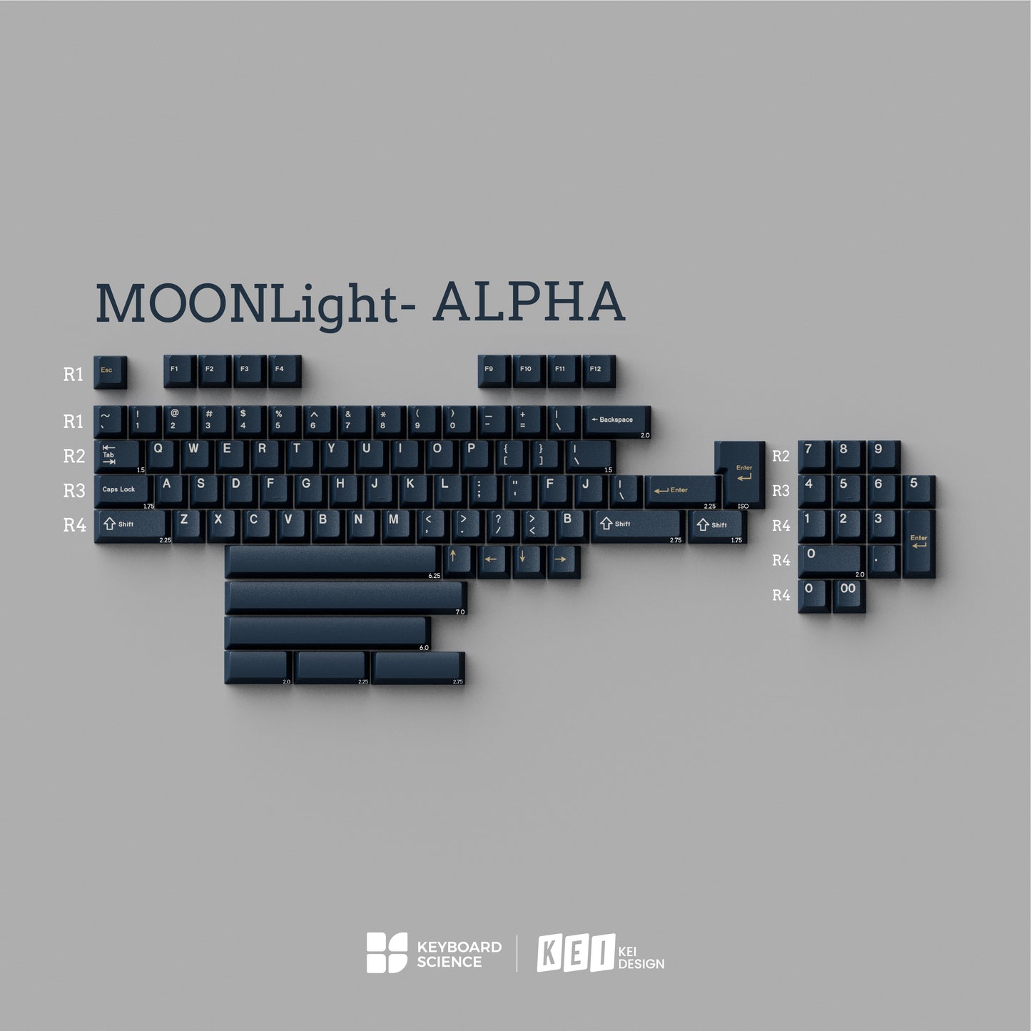 【初回予約販売】KBS MOONLight ABS Keycap