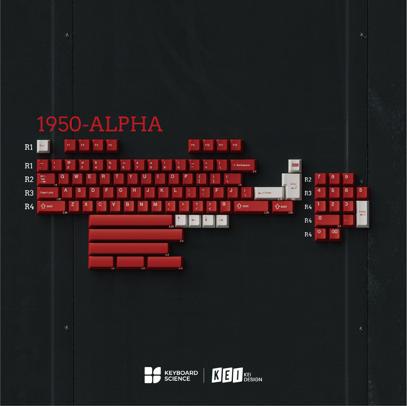 【初回予約販売】KBS 1950s ABS Keycap