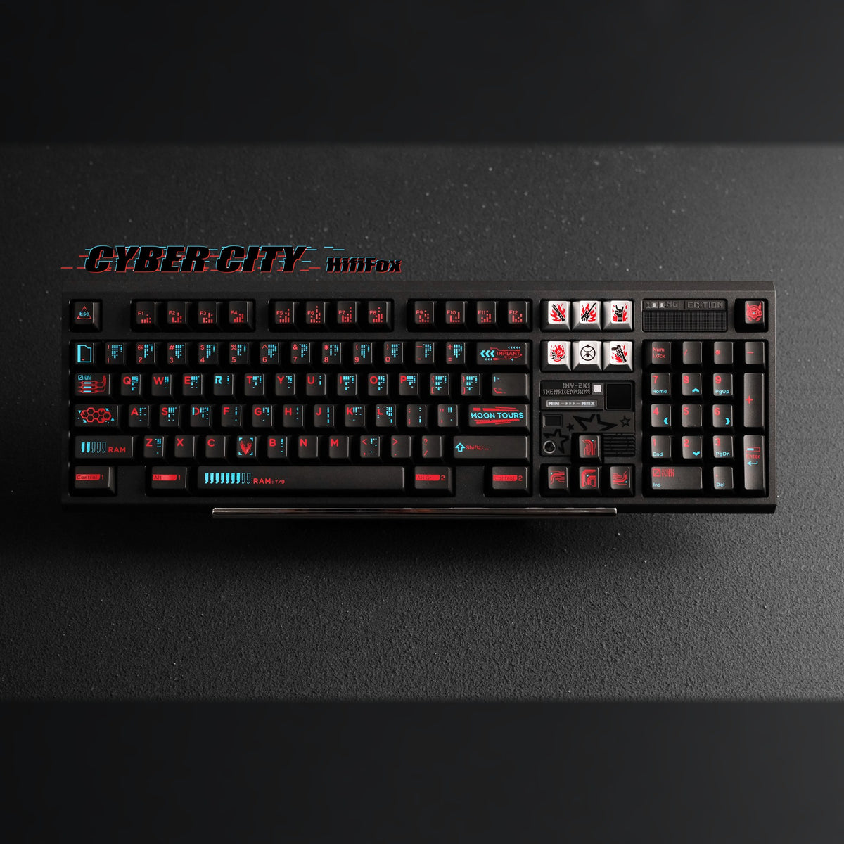 Hififox Design Cyber City Keycaps【キーキャップセット】