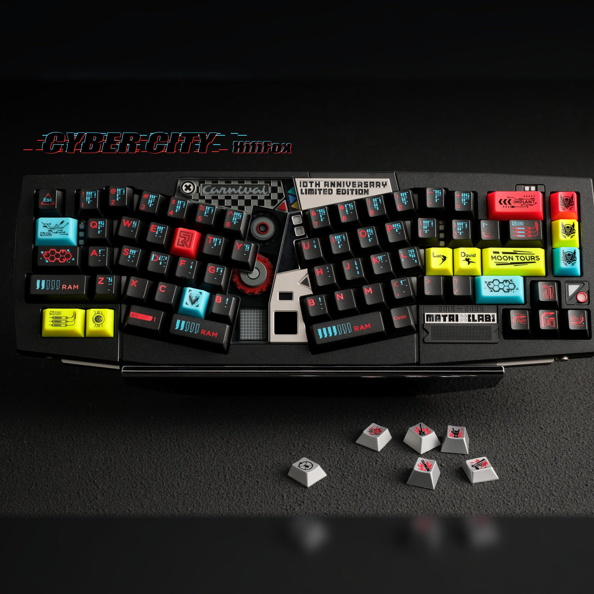 Hififox Design Cyber City Keycaps【キーキャップセット】