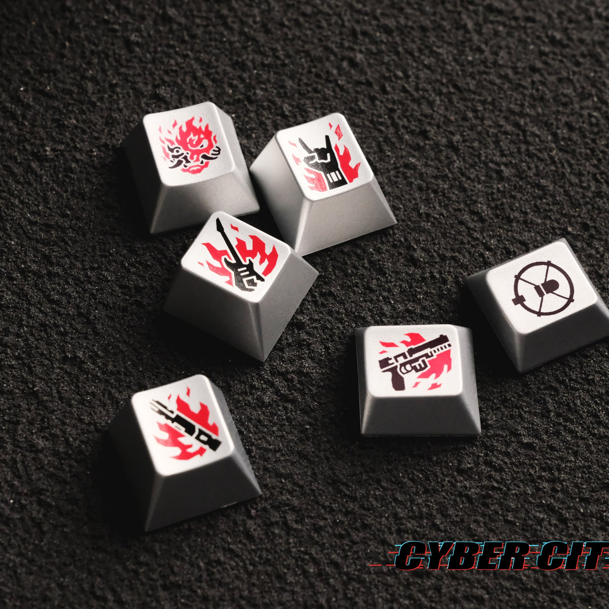 Hififox Design Cyber City Keycaps【キーキャップセット】