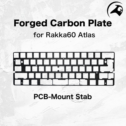 特注フォージドカーボンプレート for Rakka60 Atlas