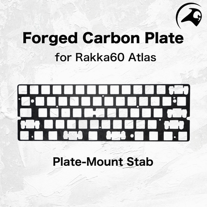 特注フォージドカーボンプレート for Rakka60 Atlas