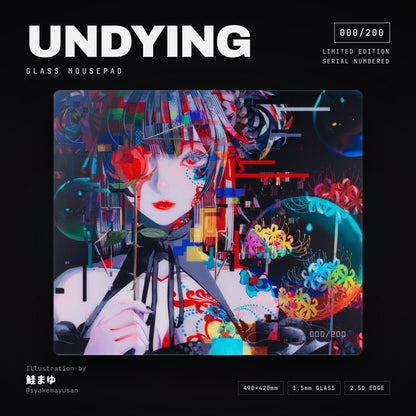 【予約】Undying Glass Mousepad <ガラスマウスパッド>